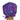 Louis + Phil Physician Associate - Purple Men's/Unisex Tie Back Scrub Cap