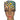 Louis + Phil Rainbow Leopard Men's/Unisex Tie Back Scrub Cap