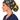 Treat Dealer Ponytail Scrub Cap with Yellow Bow