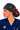 Nurse or doctor in ponytail christmas scrub cap