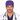 Purple PA Men’s Tie-Back Scrub Cap