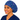 Blue PA Euro Scrub Cap with Adjustable Toggle