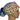 Louis + Phil Rainbow Leopard Ponytail Scrub Cap